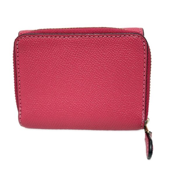 Auth COACH - Pink Leather Trifold Wallet - Picture 5 of 5